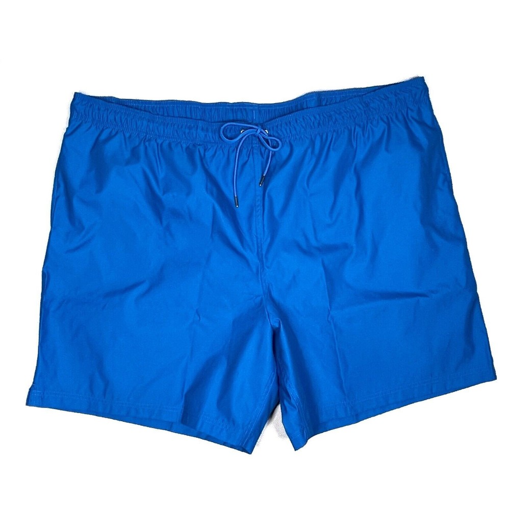 LANDS' END Blue Shorts Mens 3XL (50-52) Swim Trunks Boardshort Bathing Suit